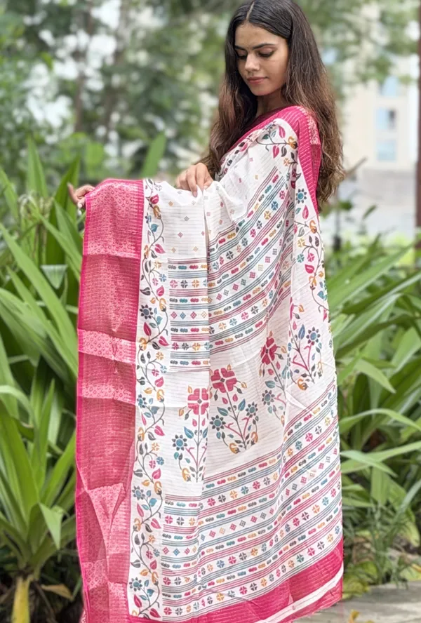 White_Printed_Saree_for_Women
