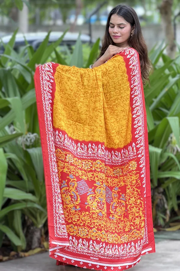 Yellow_Printed_Saree_for_Women