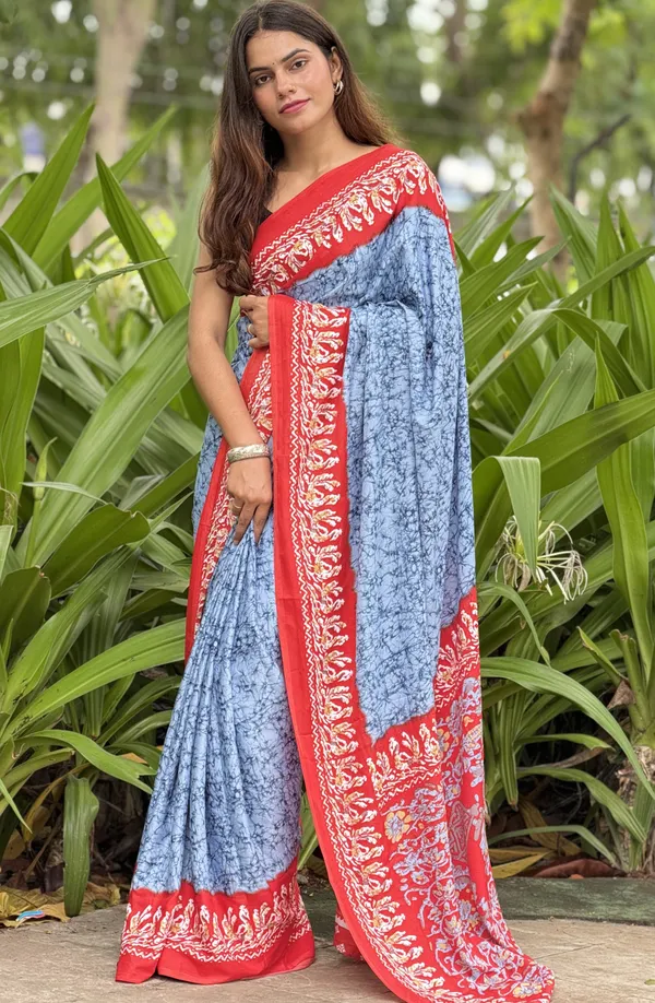 Blue_Printed_Traditional_Saree_for_Women