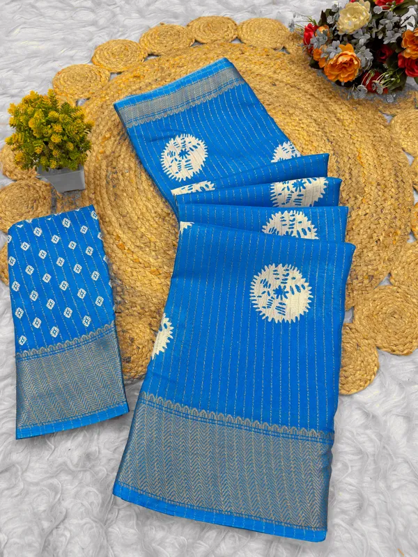Blue_Printed_Saree_for_Women