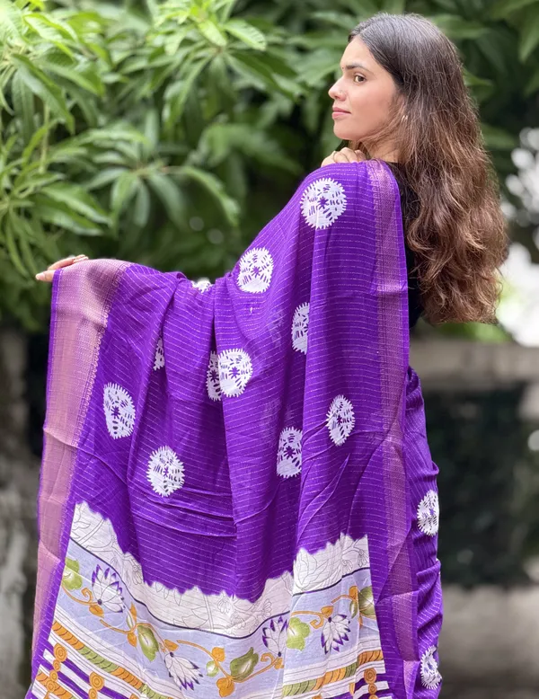 Purple_Printed_Saree_For_Women