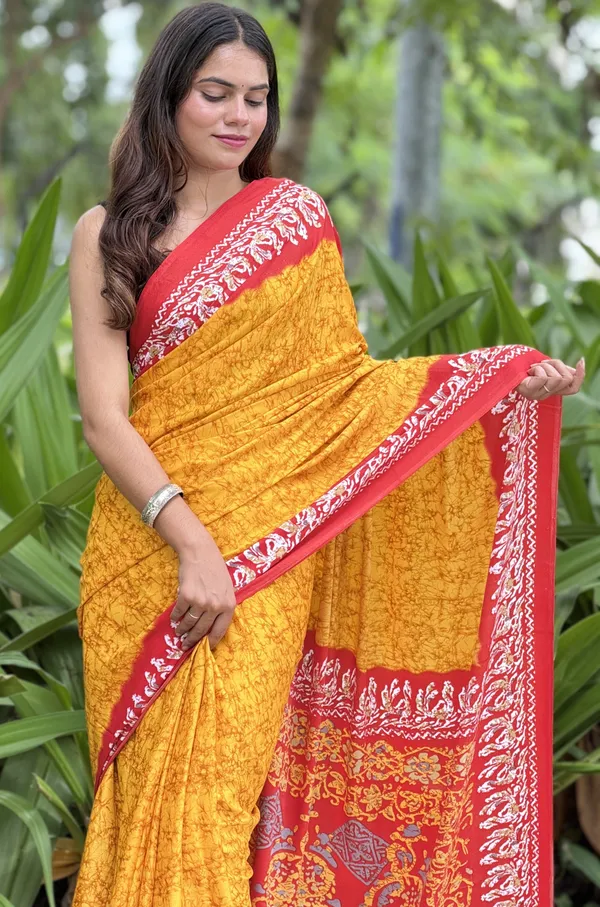 Yellow_Printed_Saree_for_Women