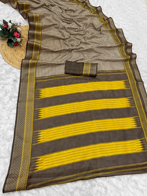 Black_Cotton_Checkered_Saree_for_Women