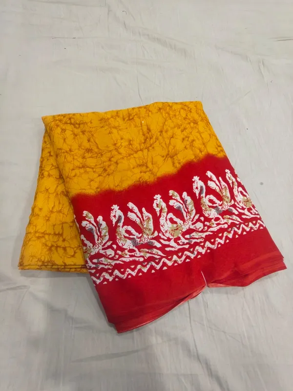 Yellow_Printed_Saree_for_Women