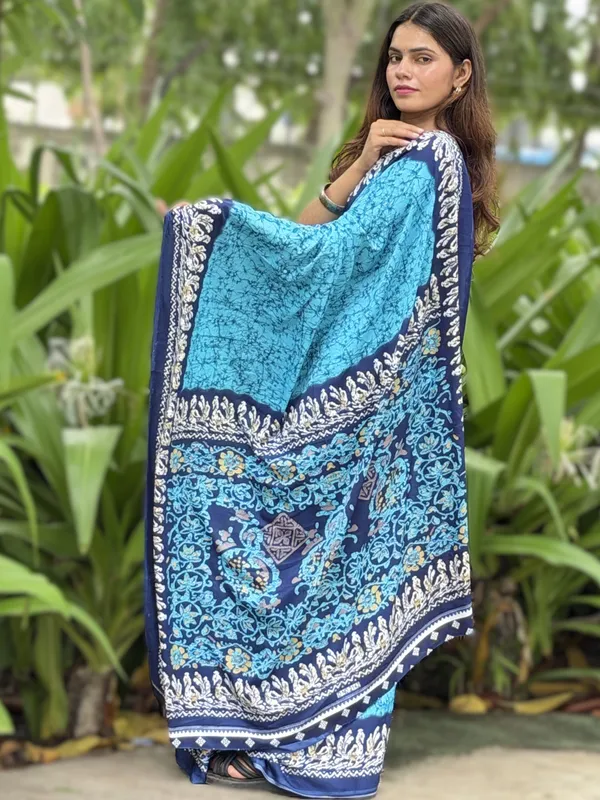 Blue_Printed_Saree_for_Women