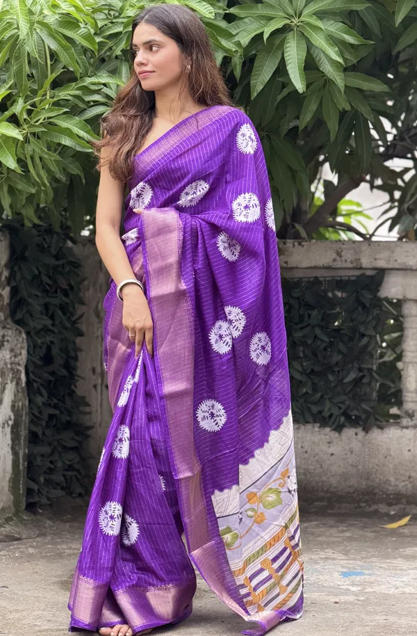 Purple_Printed_Saree_For_Women