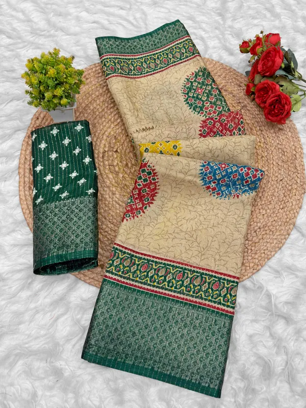 Beige_Printed_Saree_for_Women
