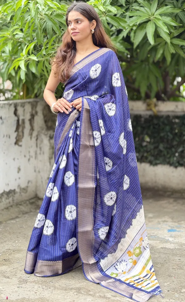 Blue_Woven_Motif_Saree_for_Women