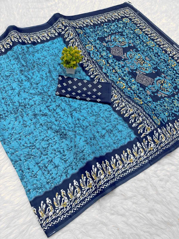 Blue_Printed_Saree_for_Women