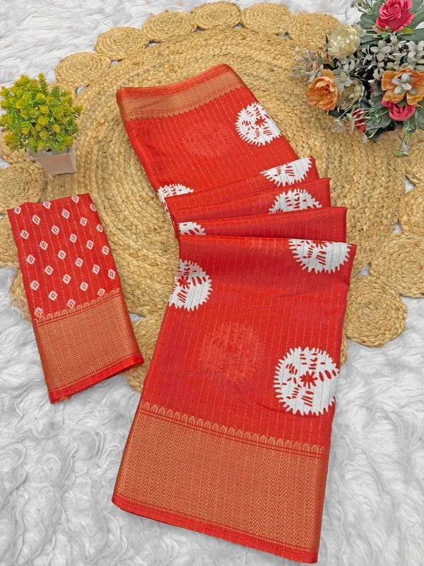 Red_Cotton_Printed_Saree_for_Women