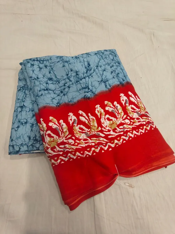 Blue_Printed_Traditional_Saree_for_Women