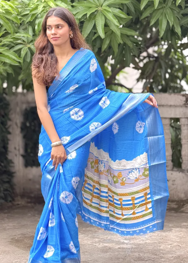 Blue_Printed_Saree_for_Women