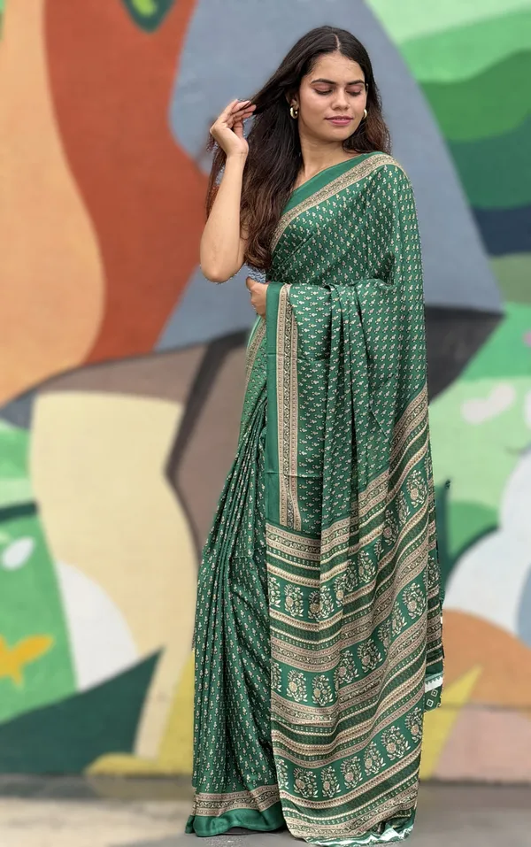 Green_Floral_Print_Saree_for_Women
