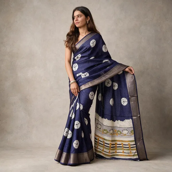 Blue_Dola_Silk_Saree_For_Women