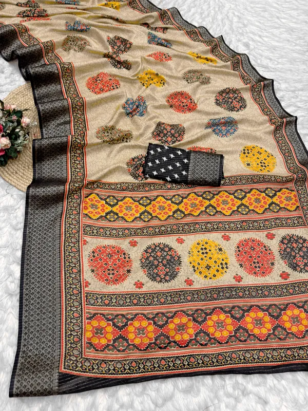Black_Beige_Printed_Saree_for_Women