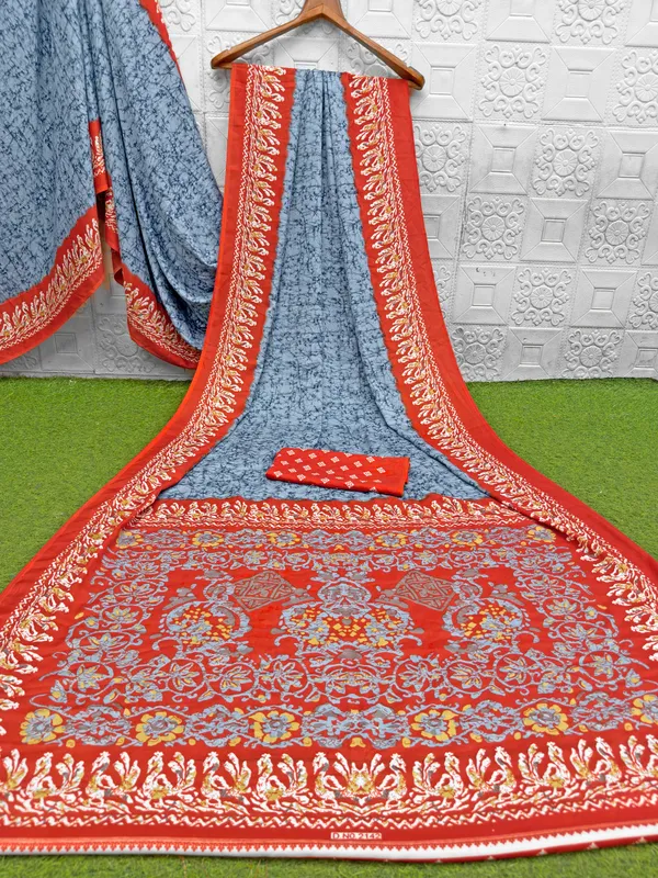 Blue_Printed_Traditional_Saree_for_Women