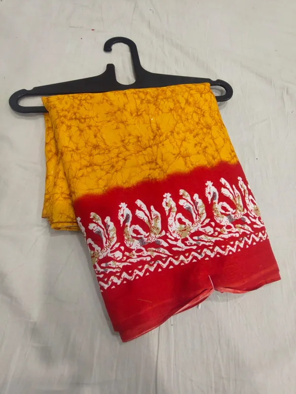 Yellow_Printed_Saree_for_Women
