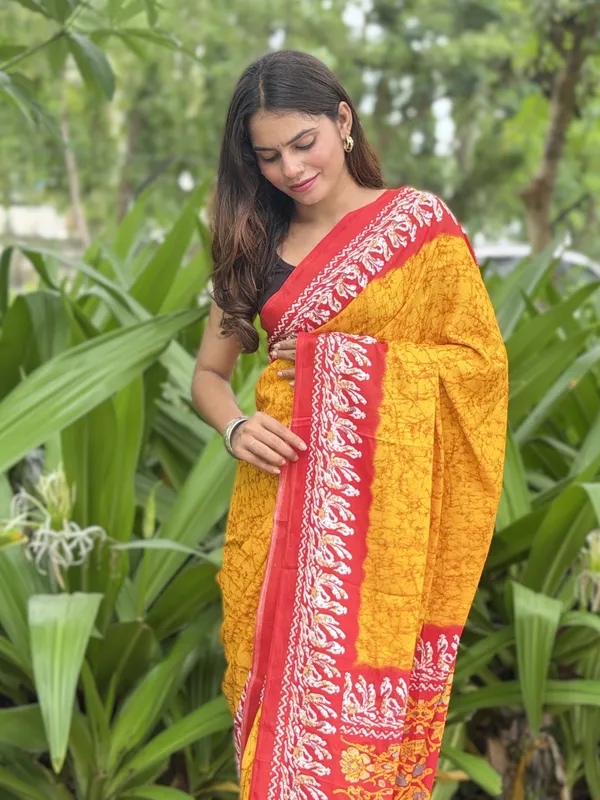 Yellow_Printed_Saree_for_Women