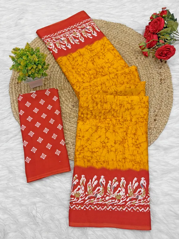 Yellow_Printed_Saree_for_Women