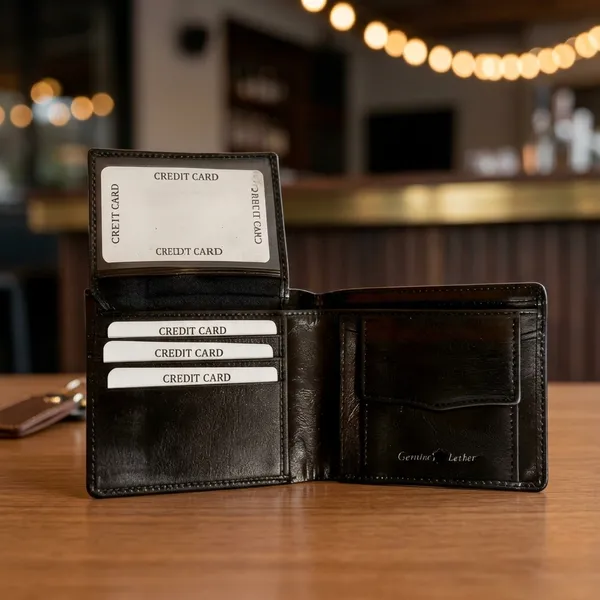 Black_Pure_Leather_Bifold_Wallet_For_Men