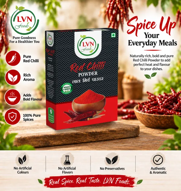 LVN_Foods_Red_Chilli_Powder_Pack_Of_4