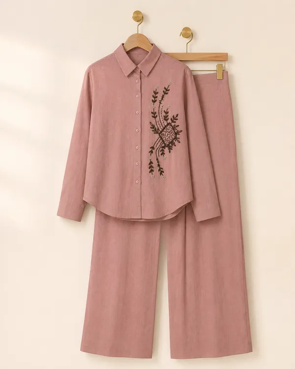 Pink_Embroidered_Relaxed_Fit_Co_Ord_Set_for_Women