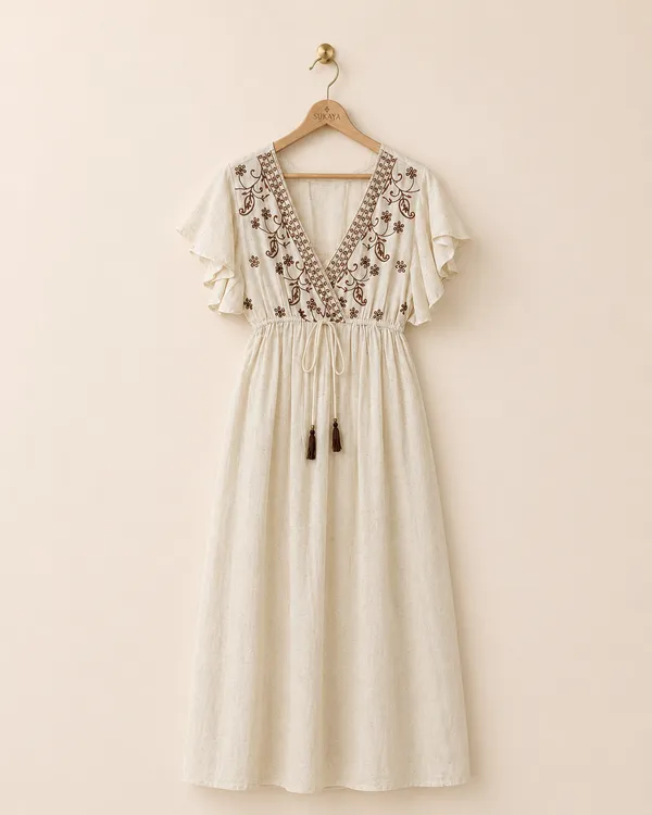 Cream_Embroidered_Maxi_Dress_for_Women