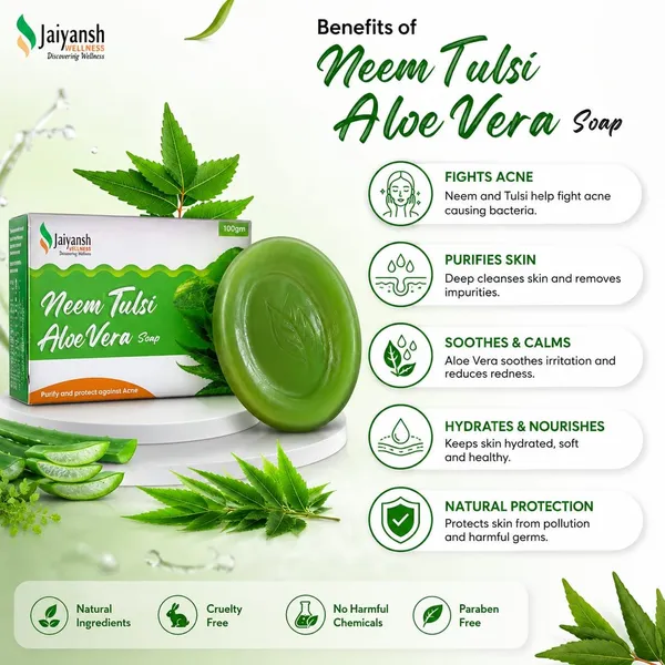 Neem_Tulsi_Aloe_Vera_Soap_Pack_Of_5_X_100g_Ayurvedic_Herbal_Bath_Soap_With_Tea_Tree_Oil_Deep_Cleansing_Acne_Care_Oil_Control_Skin_Purifying_Soap_For_Men_Women