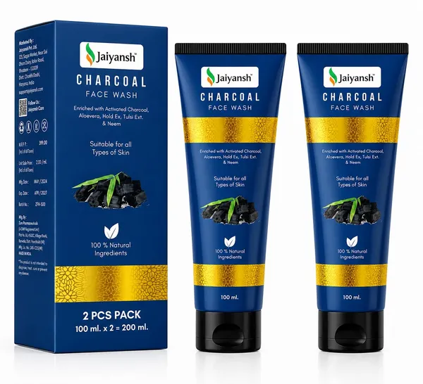Charcoal_Face_Wash_Combo_Pack_2_X_100ml_Activated_Charcoal_Face_Cleanser_With_Aloe_Vera_Neem_Haldi_Tulsi_Deep_Cleansing_Daily_Face_Wash_For_Men_Women_Suitable_For_All_Skin_Types