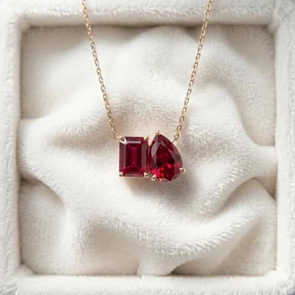 Sterling_Silver_Lab_Ruby_Toi_Moi_Dual_Stone_Pendant_Necklace_For_Women