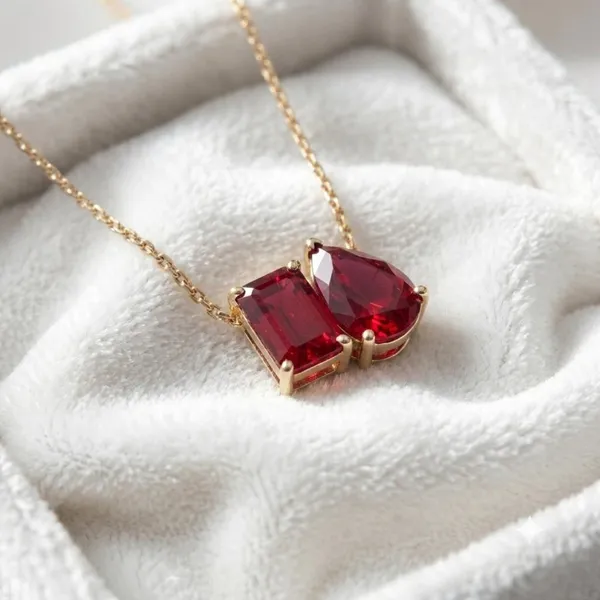 Sterling_Silver_Lab_Ruby_Toi_Moi_Dual_Stone_Pendant_Necklace_For_Women