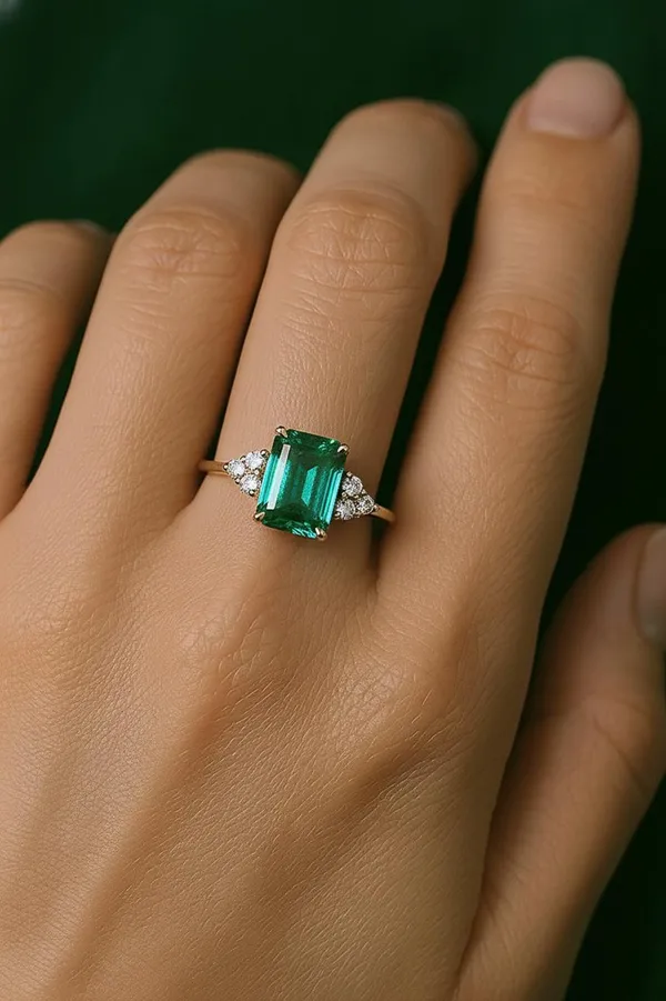 Green_Rose_Gold_Tone_Statement_Ring_for_Women