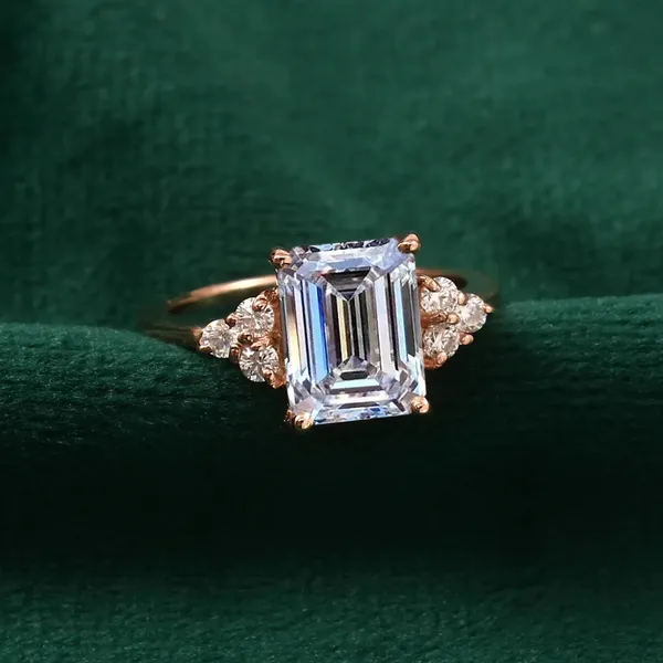 925_Sterling_Silver_Moissanite_Emerald_Cut_Fashion_Ring_For_Women