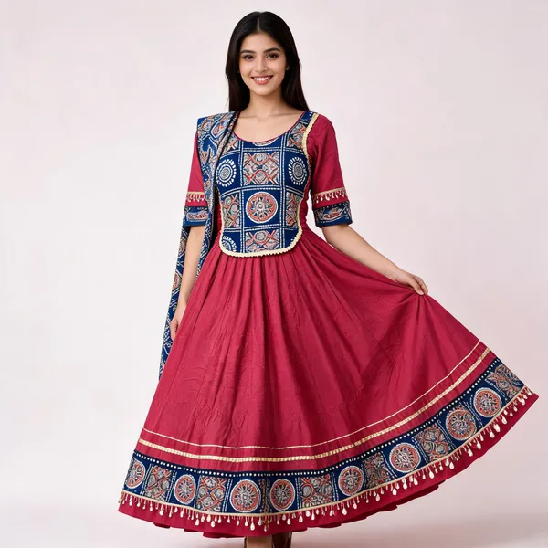 Pink_Rayon_Lehenga_Choli_For_Women