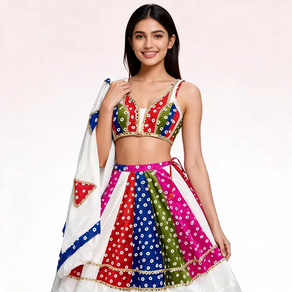 Multicolor_Cotton_Lehenga_Choli_For_Women