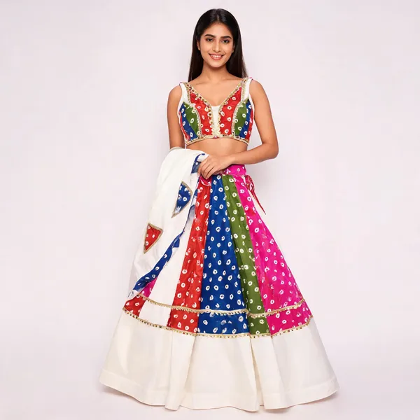 Multicolor_Cotton_Lehenga_Choli_For_Women