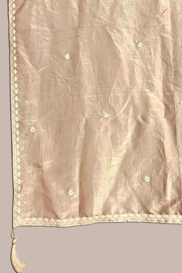Brown_Embroidered_Organza_Kurta_Lehenga_Set_With_Dupatta
