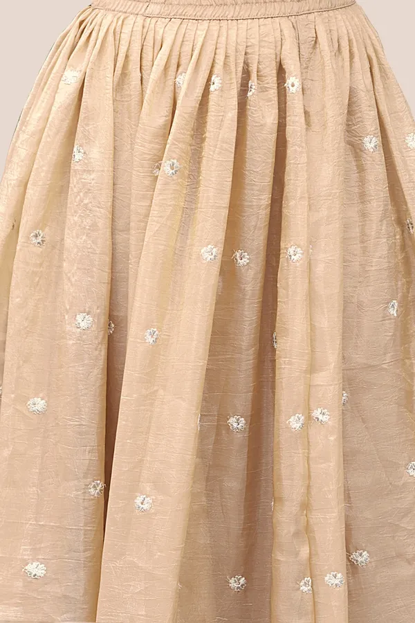 Brown_Embroidered_Organza_Kurta_Lehenga_Set_With_Dupatta