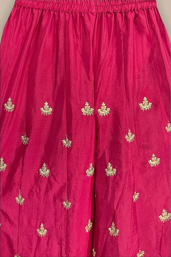 Pink_Embroidered_Chinon_Straight_Kurta_Palazzo_Set_With_Dupatta