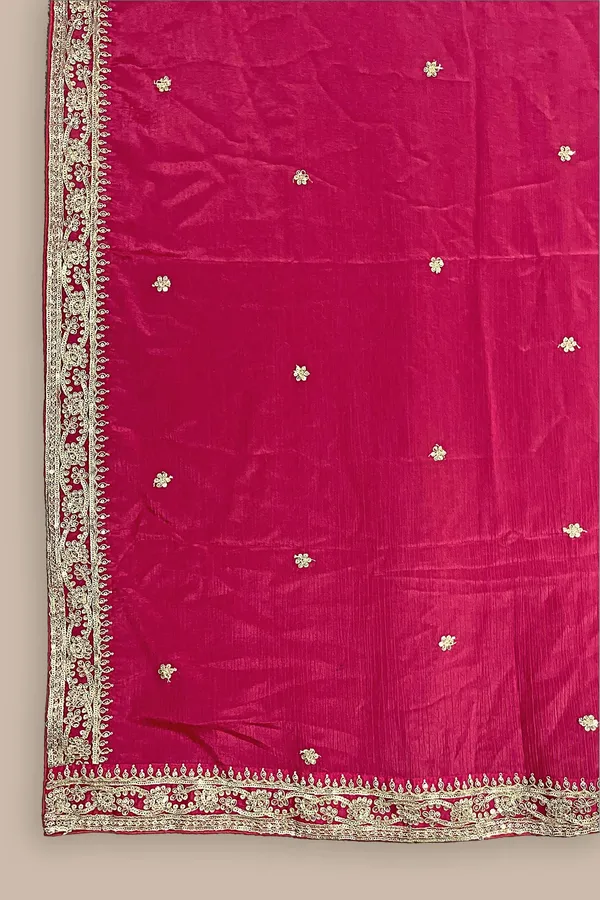 Pink_Embroidered_Chinon_Straight_Kurta_Palazzo_Set_With_Dupatta