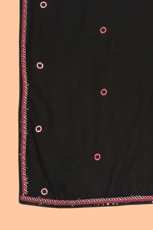Midnight_Elegance_Black_Embroidered_Faux_Georgette_A-Line_Gown_With_Dupatta
