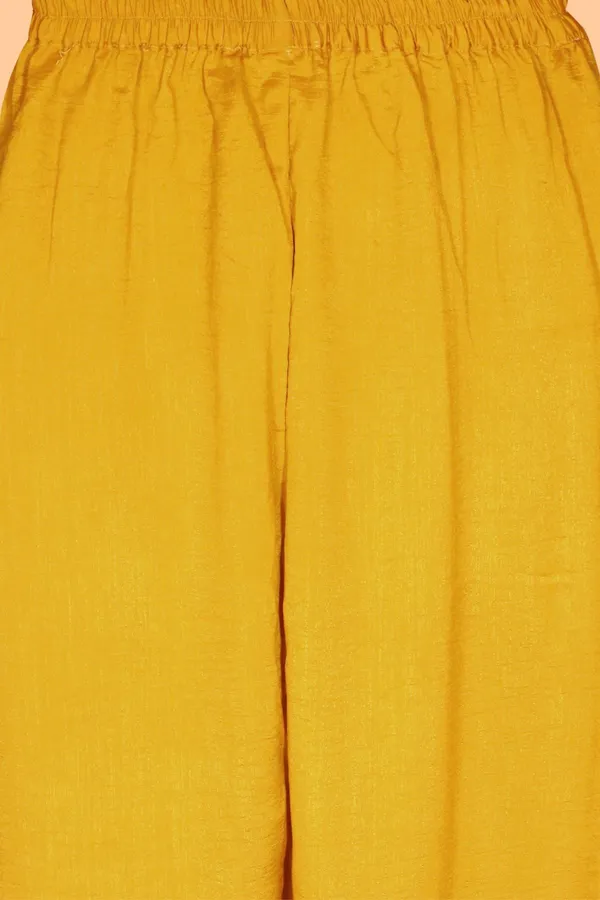 Orange_Embroidered_Kurta_Palazzo_Set_With_Yellow_Dupatta