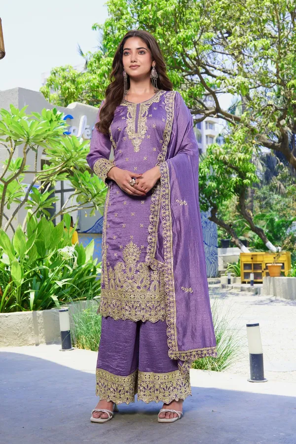 Enchanting_Purple_Kurta_Palazzo_Set_With_Embroidered_Dupatta