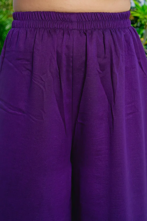 Regal_Purple_Embroidered_Vichitra_Silk_A-Line_Kurta_Palazzo_Set_With_Dupatta