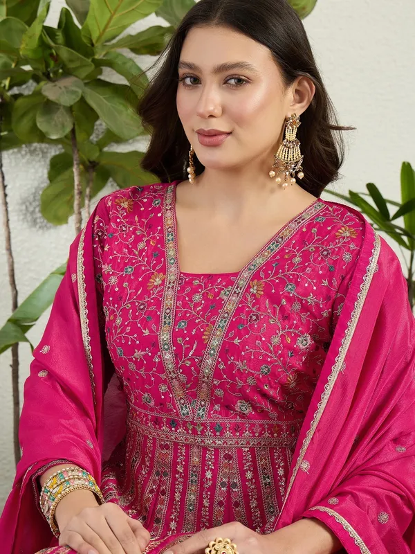 Exquisite_Pink_Chinon_Heavy_Embroidered_Anarkali_Gown