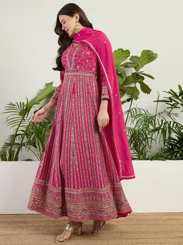 Exquisite_Pink_Chinon_Heavy_Embroidered_Anarkali_Gown