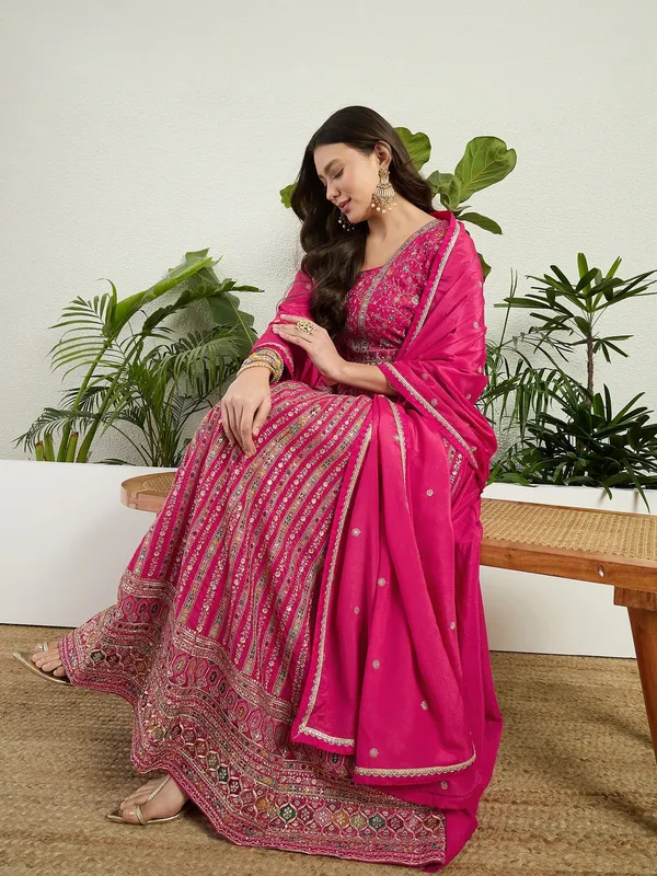 Exquisite_Pink_Chinon_Heavy_Embroidered_Anarkali_Gown