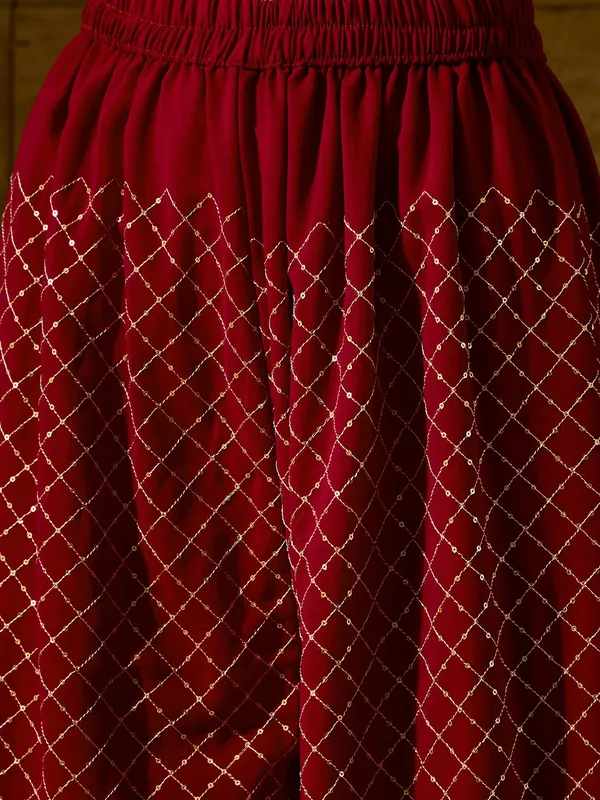 Womens_Maroon_Embroidered_Faux_Georgette_Kurta_Palazzo_Set_With_Dupatta