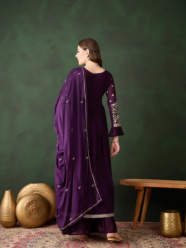 Womens_Purple_Embroidered_Faux_Georgette_Kurta_Sharara_Set_With_Dupatta