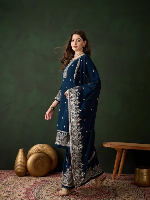 Radiant_Rama_Embroidered_Faux_Georgette_Kurta_Sharara_Set_With_Dupatta